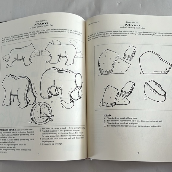 NWT American Teddy Bear Artists Pattern Hardcover BOOK 1998 Linda Mullins - Picture 13 of 17